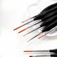 15 pcs Nylon Hair Fine Detailing Artists Brushes for Miniature Painting + Storage Case